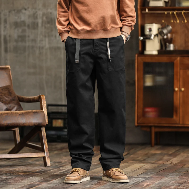 Herren Weite Workwear-Hose mit aufgesetzten Fronttaschen Nord Taschen