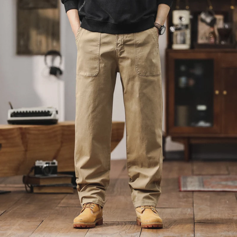 Herren Weite Workwear-Hose mit aufgesetzten Fronttaschen Nord Taschen