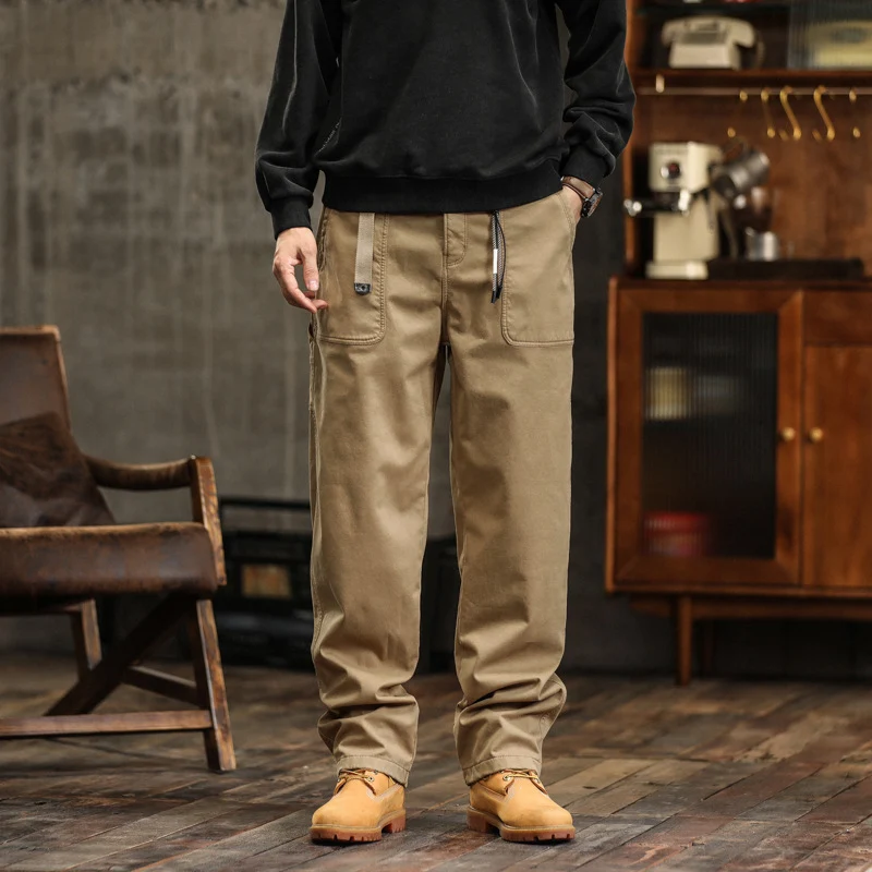 Herren Weite Workwear-Hose mit aufgesetzten Fronttaschen Nord Taschen