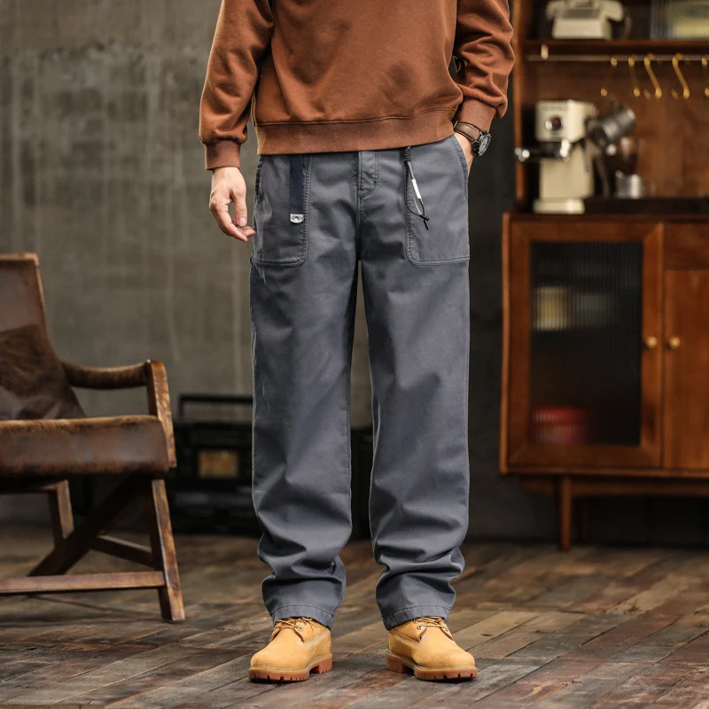 Herren Weite Workwear-Hose mit aufgesetzten Fronttaschen Nord Taschen