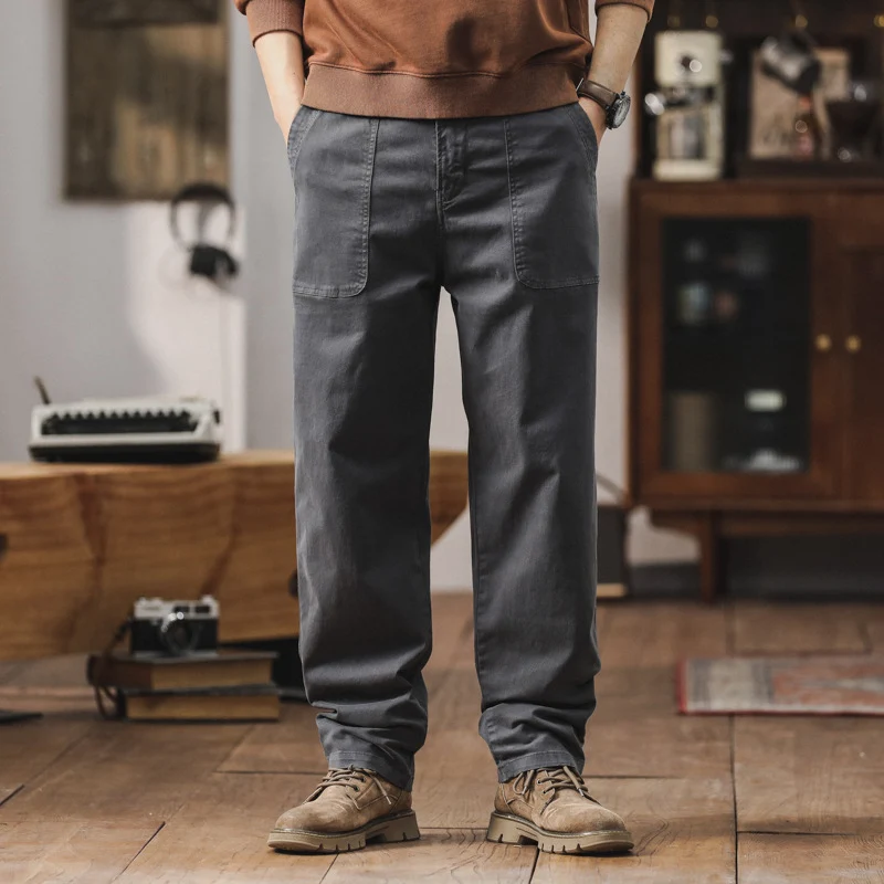 Herren Weite Workwear-Hose mit aufgesetzten Fronttaschen Nord Taschen