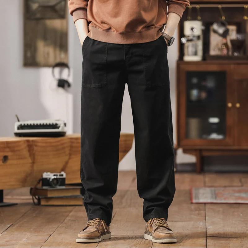 Herren Weite Workwear-Hose mit aufgesetzten Fronttaschen Nord Taschen