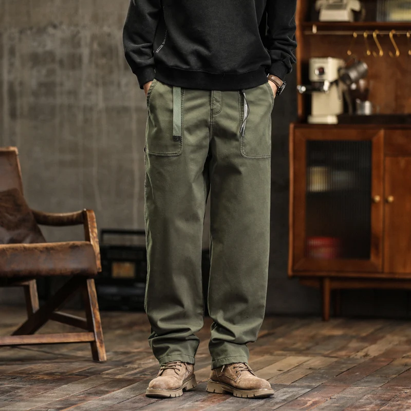 Herren Weite Workwear-Hose mit aufgesetzten Fronttaschen Nord Taschen