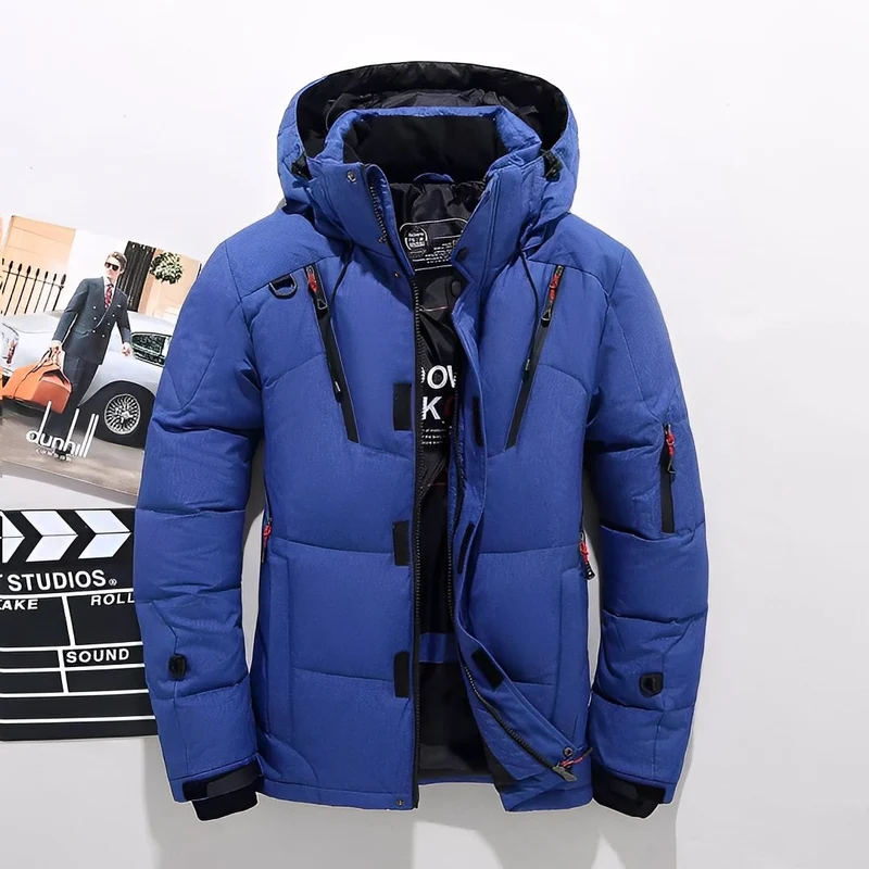 Moderne, Dicke Winterjacke für Männer