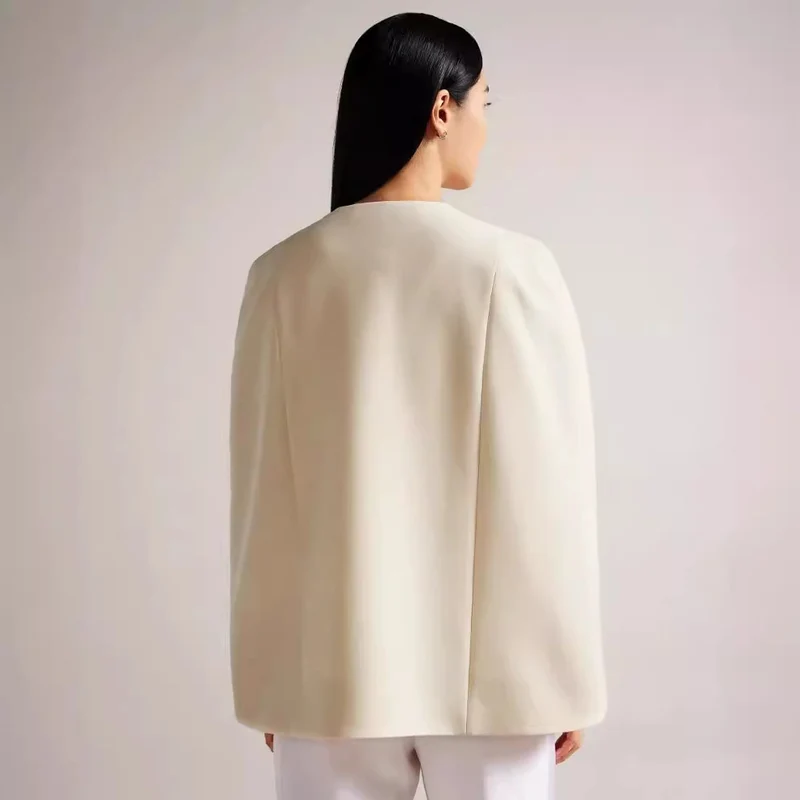 Damen kimonoinspirierter Cape‑Blazer im fließenden Tailoring‑Look Nord Taschen