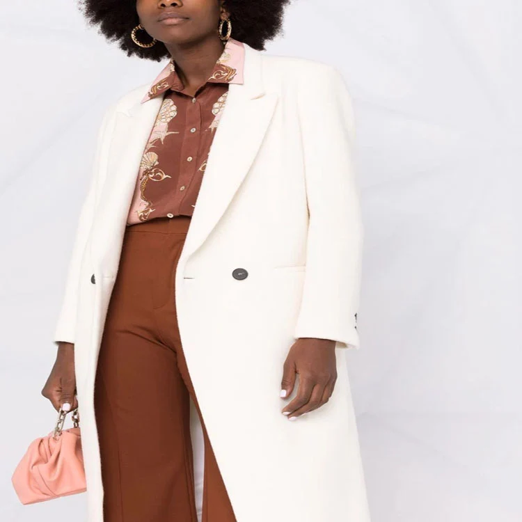 Damen Hochtaillierte fließende Palazzo‑Hose mit weitem Bein und elegantem Fall Nord Taschen