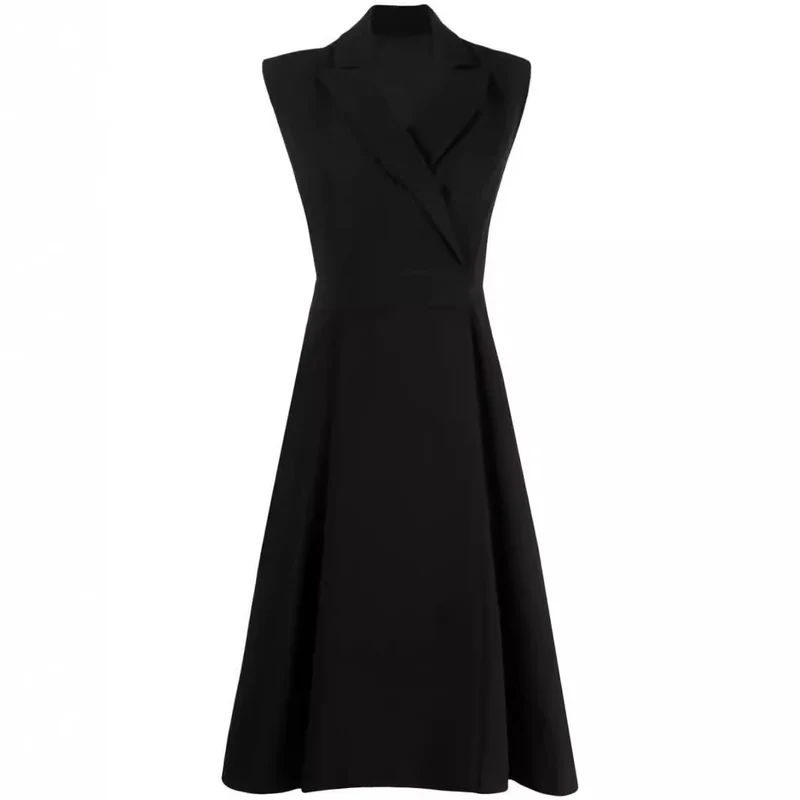 Damen Ärmeloses Blazerkleid mit tailliertem A‑Linien‑Schnitt Nord Taschen