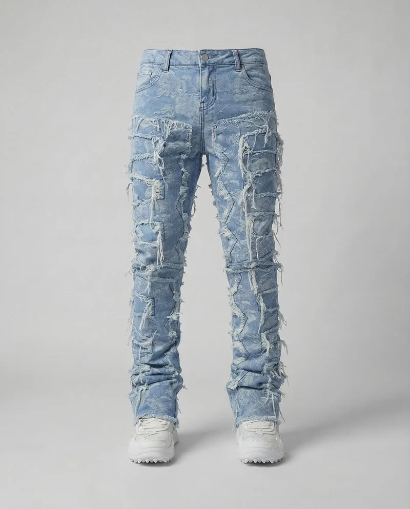 Herren Destroyed Jeans Slim