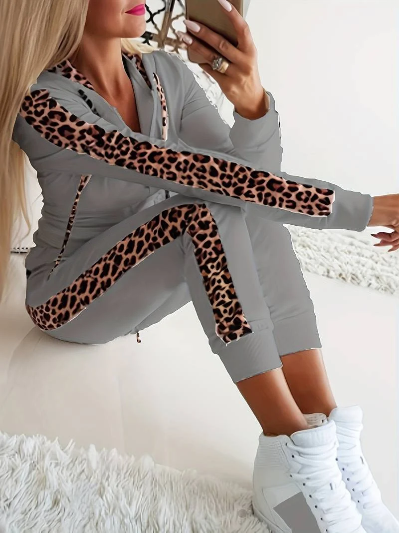 Leopardendruck Trainingsanzug