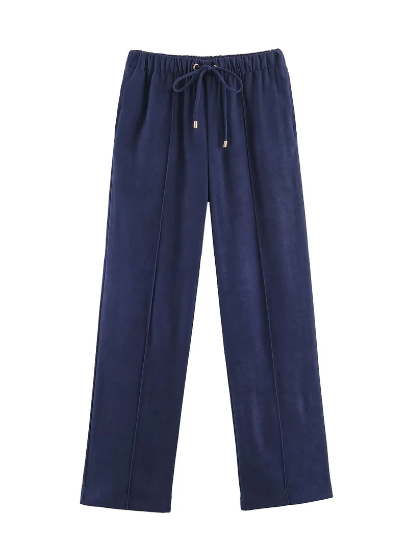 Damen Kurzblouson im Velours‑Look mit spitzem Hemdkragen und Gummizugsaum Nord Taschen
