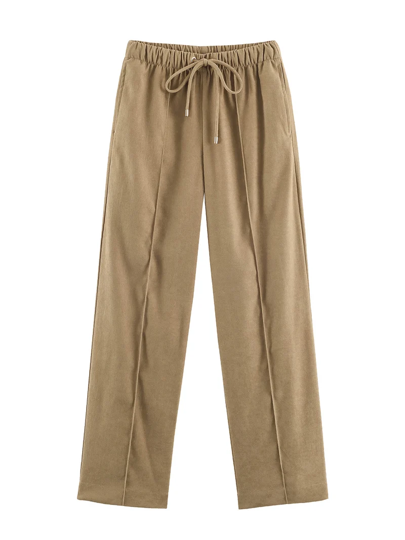 Damen Kurzblouson im Velours‑Look mit spitzem Hemdkragen und Gummizugsaum Nord Taschen