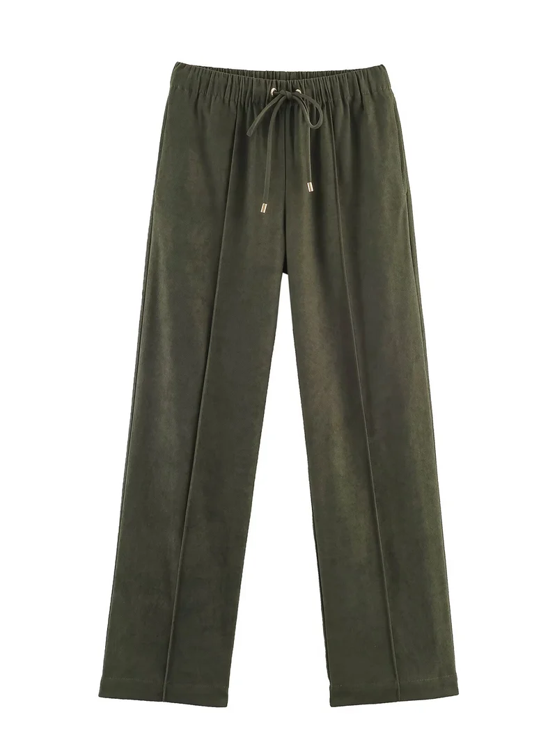 Damen Kurzblouson im Velours‑Look mit spitzem Hemdkragen und Gummizugsaum Nord Taschen