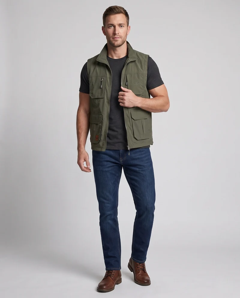Herren Multifunktionale Outdoor-Weste Nord Taschen 1787797606