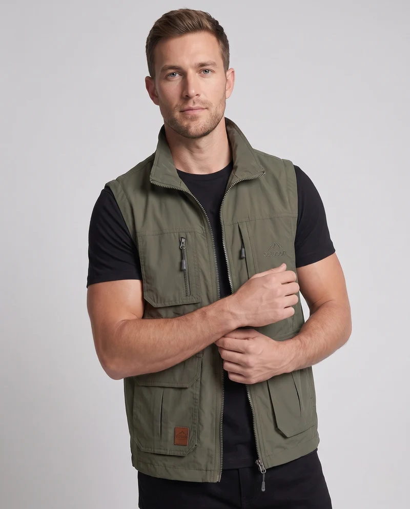 Herren Multifunktionale Outdoor-Weste Nord Taschen 1787797606