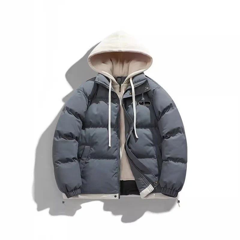Herren Zweilagige Steppjacke mit herausnehmbarer Fleece-Kapuze und Thermoisolierung Nord Taschen