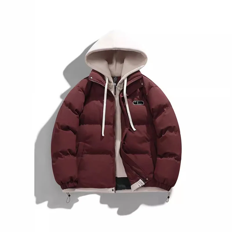 Herren Zweilagige Steppjacke mit herausnehmbarer Fleece-Kapuze und Thermoisolierung Nord Taschen