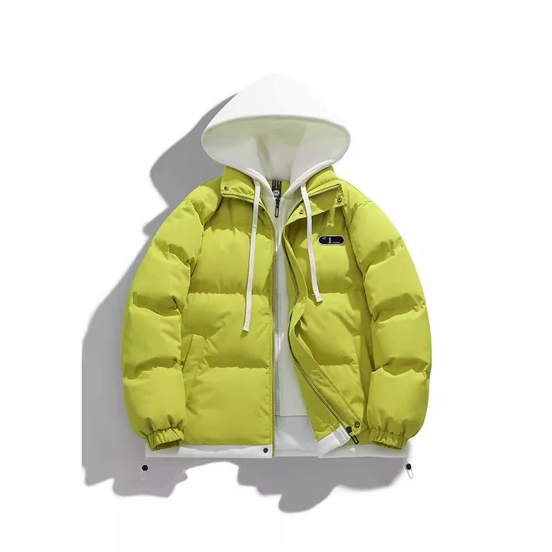 Herren Zweilagige Steppjacke mit herausnehmbarer Fleece-Kapuze und Thermoisolierung Nord Taschen