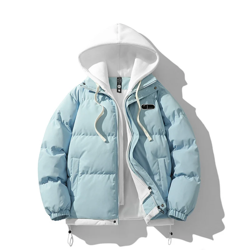 Herren Zweilagige Steppjacke mit herausnehmbarer Fleece-Kapuze und Thermoisolierung Nord Taschen