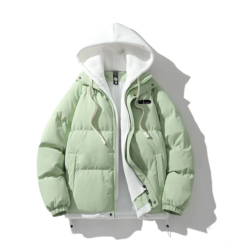 Herren Zweilagige Steppjacke mit herausnehmbarer Fleece-Kapuze und Thermoisolierung Nord Taschen