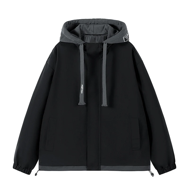 Herren zweilagige Softshell-Overlayerjacke mit Kapuze, wind- und wasserabweisender Membran und verstellbarem Saum Nord Taschen