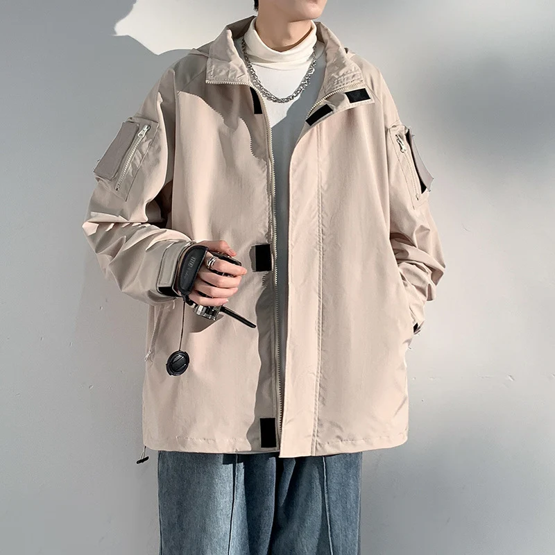 Herren zweilagige Softshell-Overlayerjacke mit Kapuze, wind- und wasserabweisender Membran und verstellbarem Saum Nord Taschen