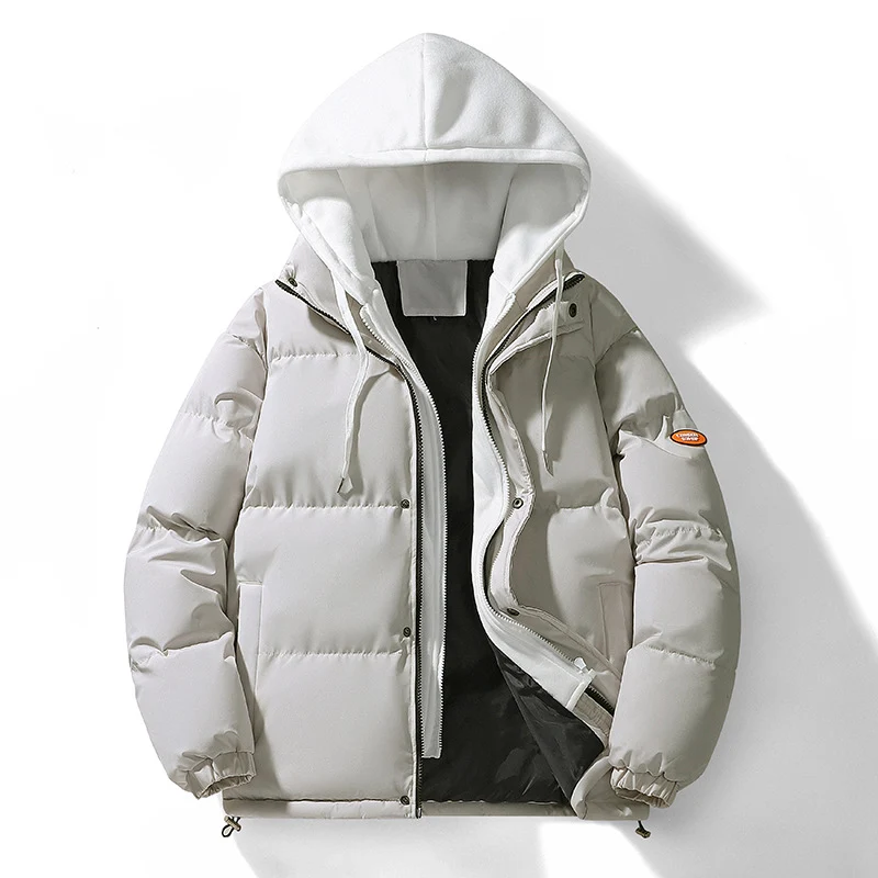 Herren Zweilagige Pufferjacke mit integrierter Kapuzen‑Sweatlage und Thermofutter Nord Taschen