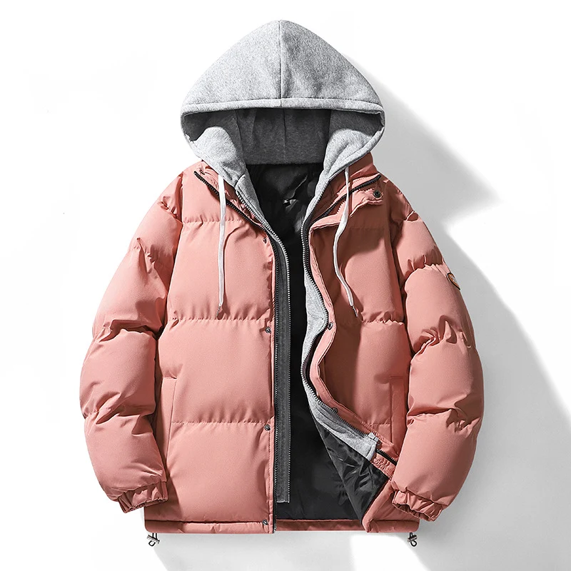 Herren Zweilagige Pufferjacke mit integrierter Kapuzen‑Sweatlage und Thermofutter Nord Taschen