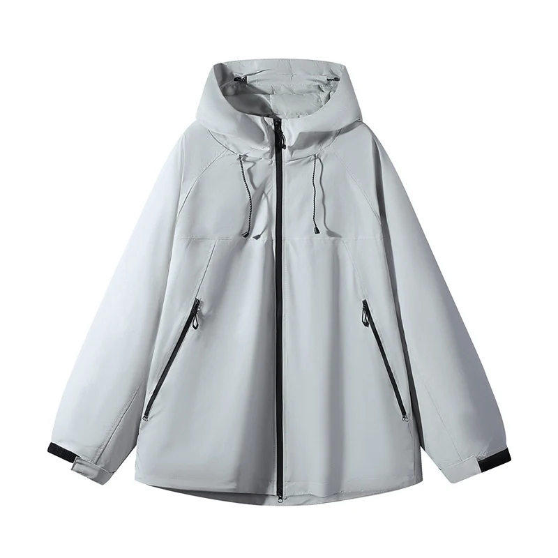 Herren Zweilagige Colorblock-Softshell-Kapuzenjacke im Urban‑Outdoor‑Cut Nord Taschen
