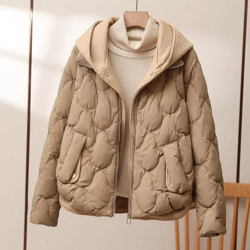 Wetterfeste Jacke mit Kapuze Damen Regular Fit Belle Couture Essential Wasserdicht