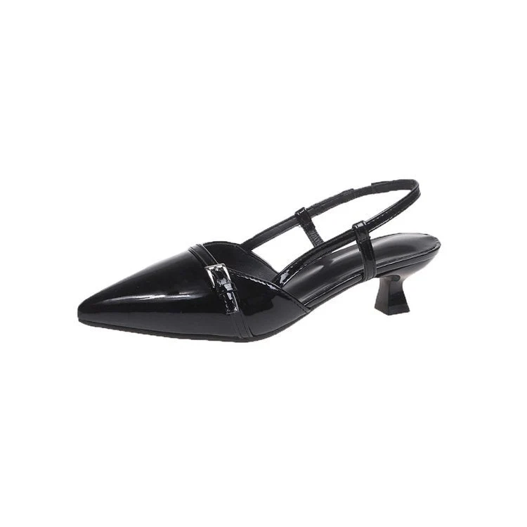 Damen elegante Slingback-Pumps mit spitz zulaufendem Design