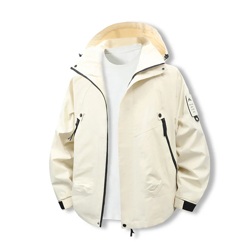 Herren Wind- und Wasserabweisende Softshell-Utilityjacke mit Kapuze Nord Taschen