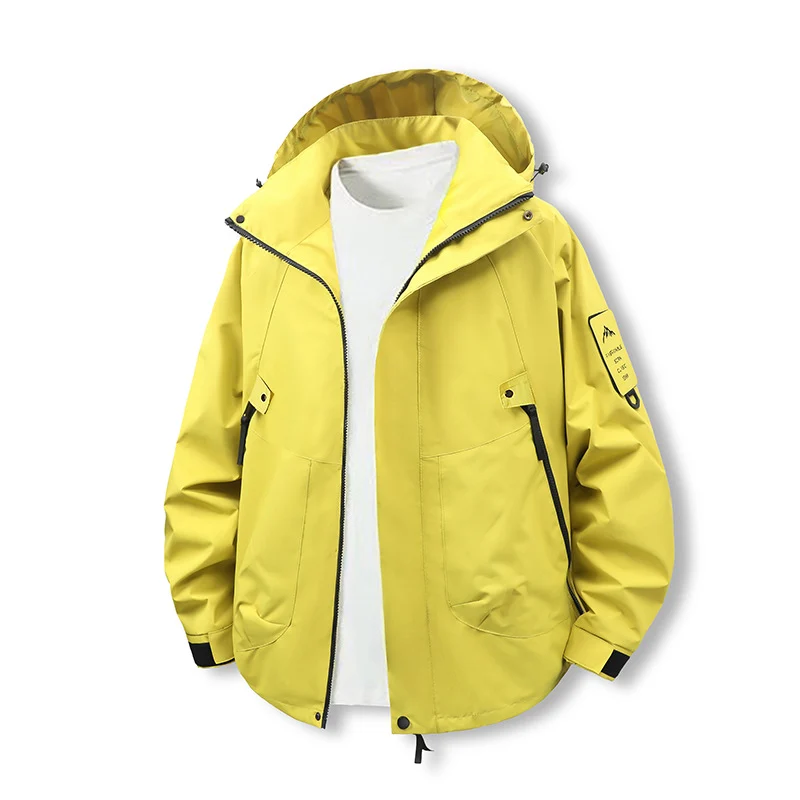 Herren Wind- und Wasserabweisende Softshell-Utilityjacke mit Kapuze Nord Taschen