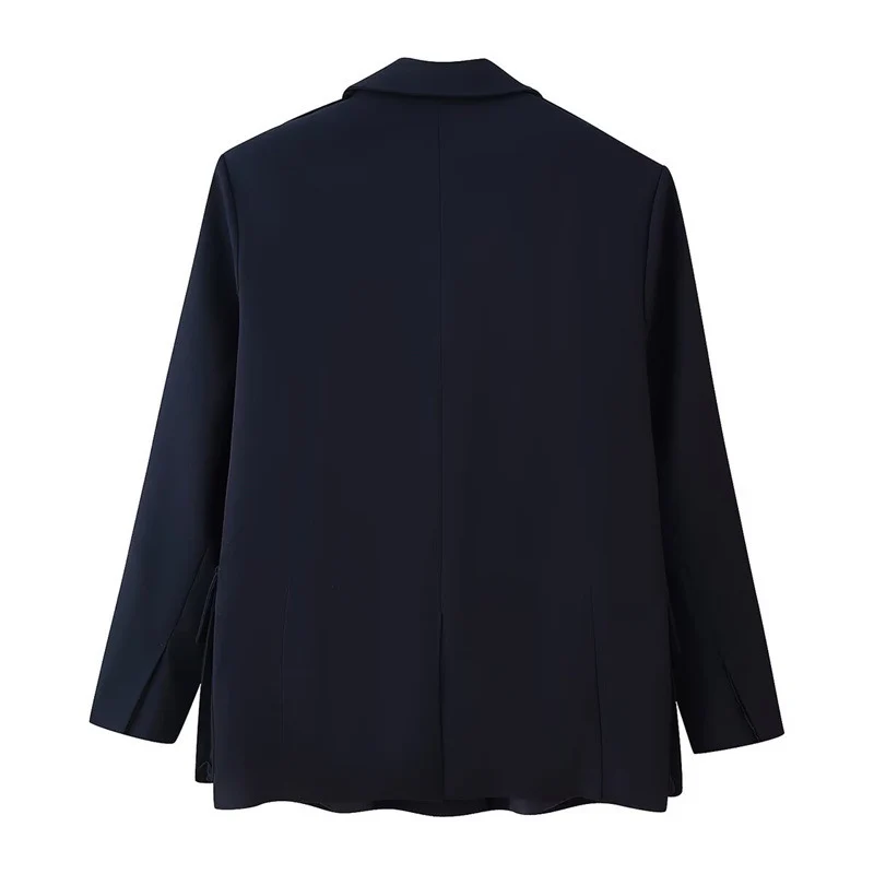 Damen Doppelreihiger Field-Blazer mit großen Pattentaschen und Schulterklappen Nord Taschen