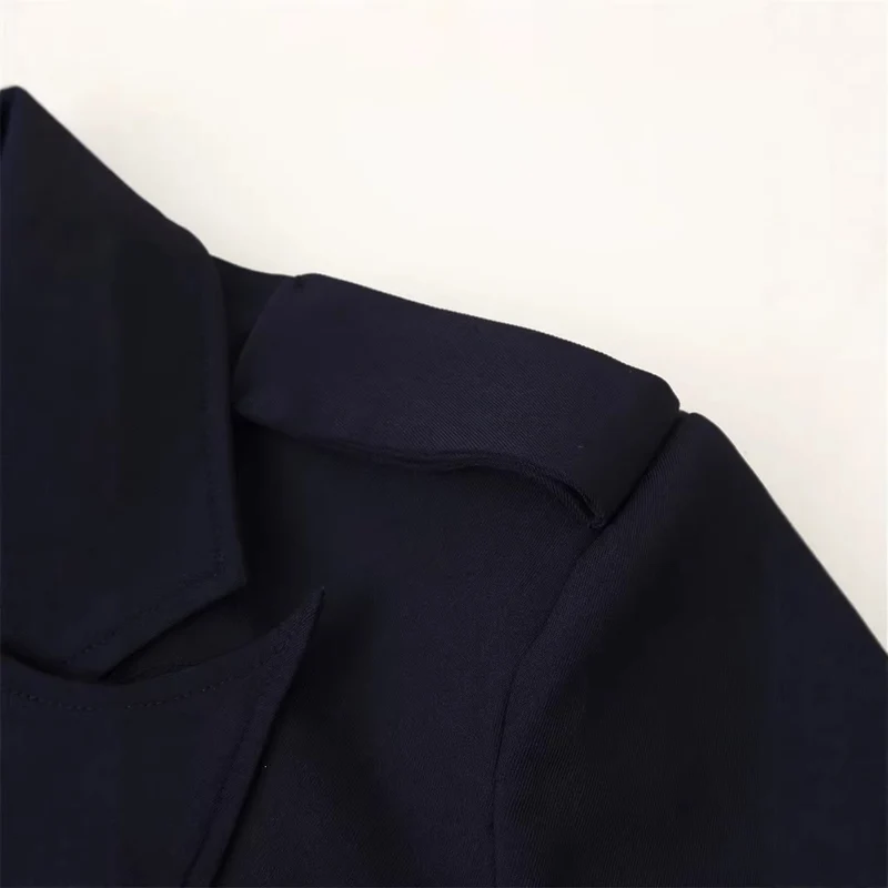Damen Doppelreihiger Field-Blazer mit großen Pattentaschen und Schulterklappen Nord Taschen