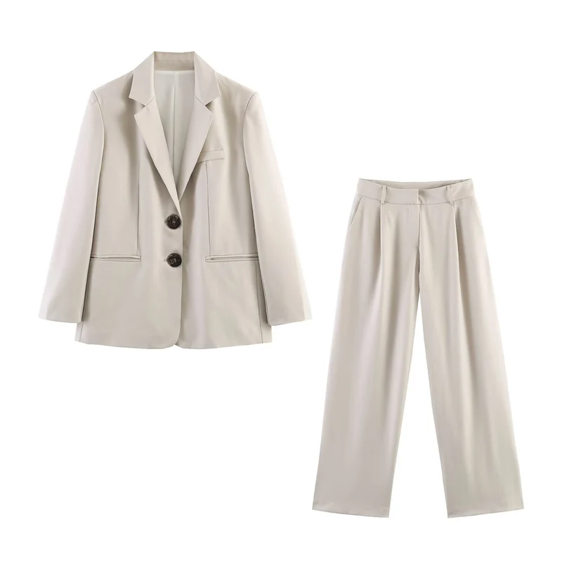 Damen Culotte‑Hose mit hoher Taille und weitem Bein Nord Taschen