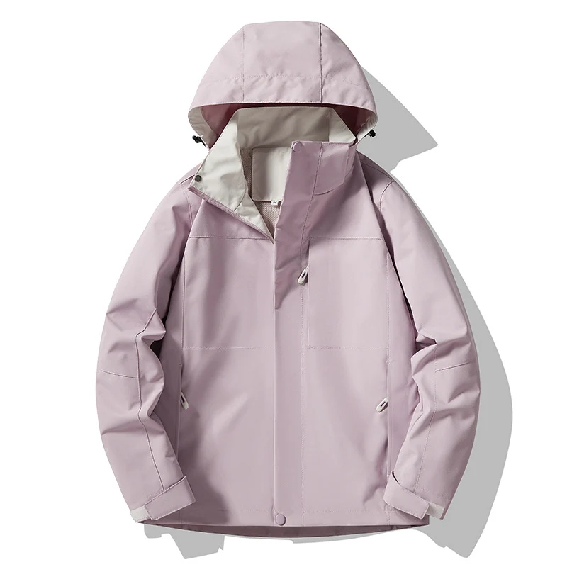 Herren Minimalistische technische Kapuzen-Softshelljacke mit mattem Finish und verdeckten Reißverschlüssen Nord Taschen