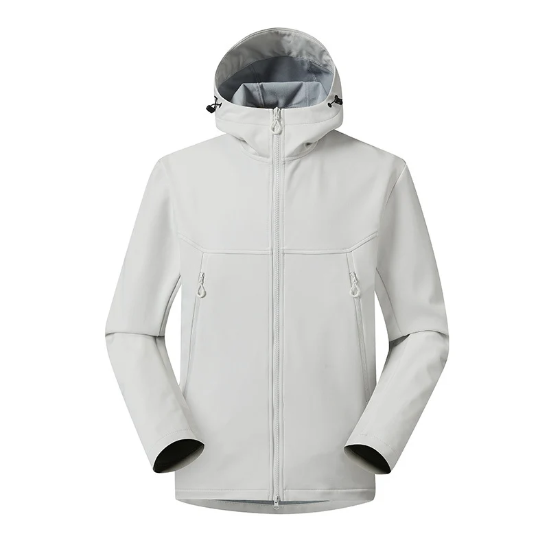 Herren Minimalistische Softshell-Hoodie mit atmungsaktiver Membran, verdeckten Reißverschlusstaschen und ergonomischem Schnitt Nord Taschen
