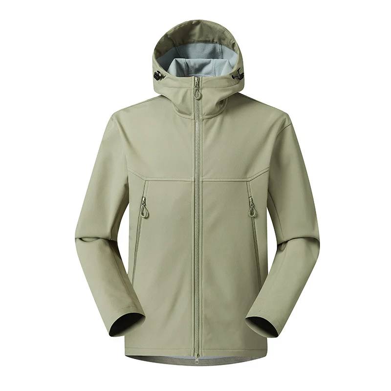 Herren Minimalistische Softshell-Hoodie mit atmungsaktiver Membran, verdeckten Reißverschlusstaschen und ergonomischem Schnitt Nord Taschen