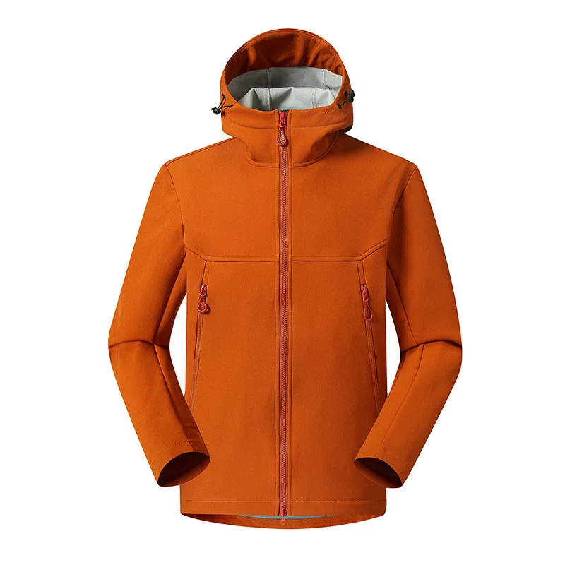 Herren Minimalistische Softshell-Hoodie mit atmungsaktiver Membran, verdeckten Reißverschlusstaschen und ergonomischem Schnitt Nord Taschen