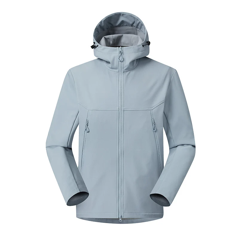 Herren Minimalistische Softshell-Hoodie mit atmungsaktiver Membran, verdeckten Reißverschlusstaschen und ergonomischem Schnitt Nord Taschen