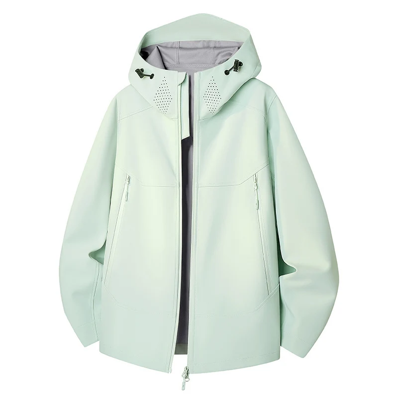 Damen Wasserdichte Softshell-Outdoorjacke mit minimalistischer Silhouette und Belüftungsperforation am Kragen Nord Taschen