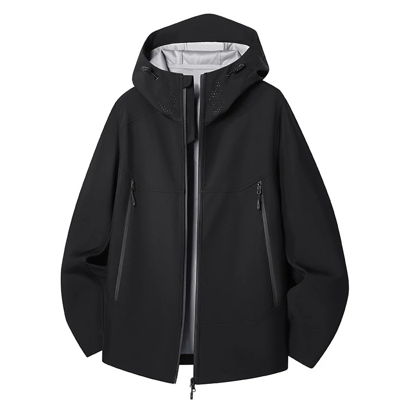 Damen Wasserdichte Softshell-Outdoorjacke mit minimalistischer Silhouette und Belüftungsperforation am Kragen Nord Taschen