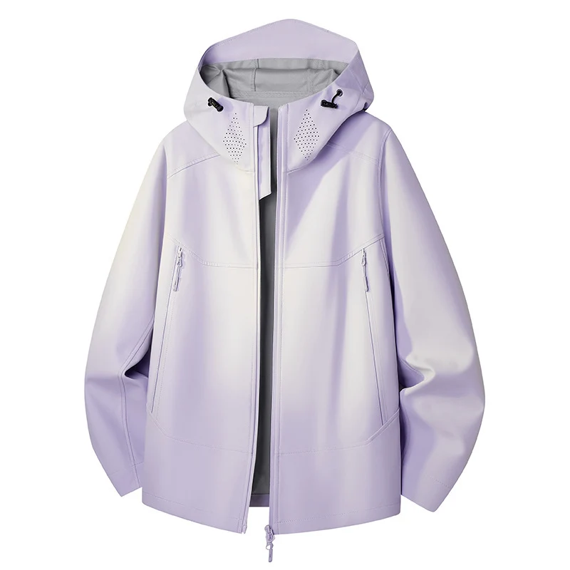 Damen Wasserdichte Softshell-Outdoorjacke mit minimalistischer Silhouette und Belüftungsperforation am Kragen Nord Taschen