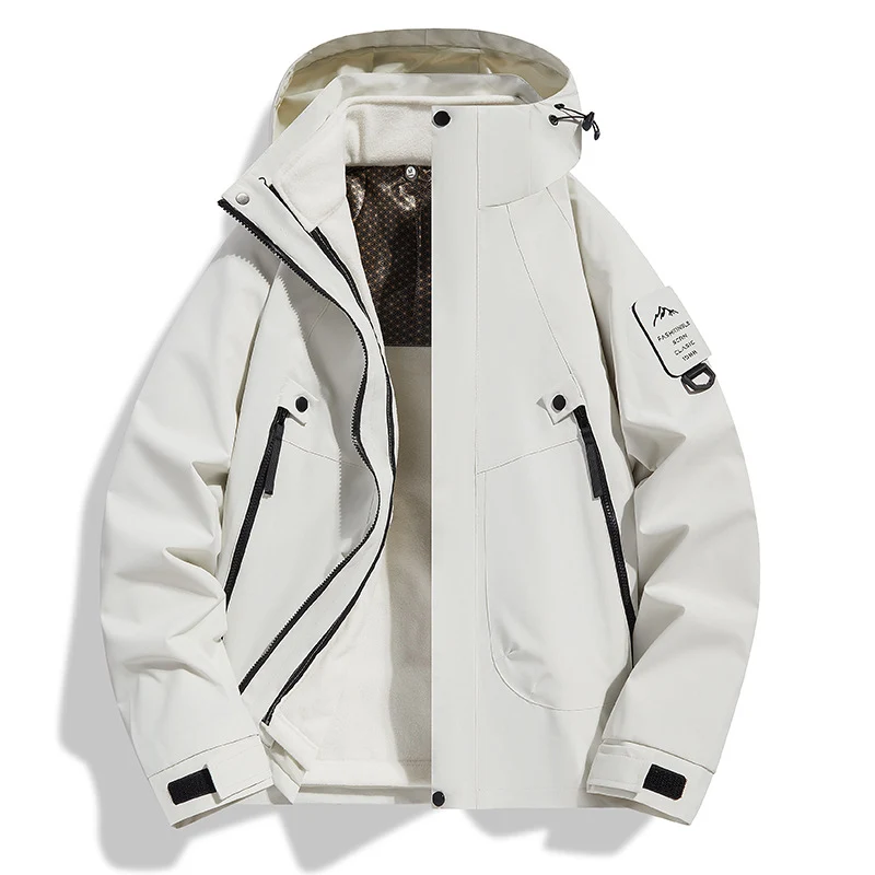 Damen Wasserabweisende Softshell-Funktionsjacke mit verstellbarer Kapuze, winddichter Membran und schrägen Reißverschlusstaschen Nord Taschen
