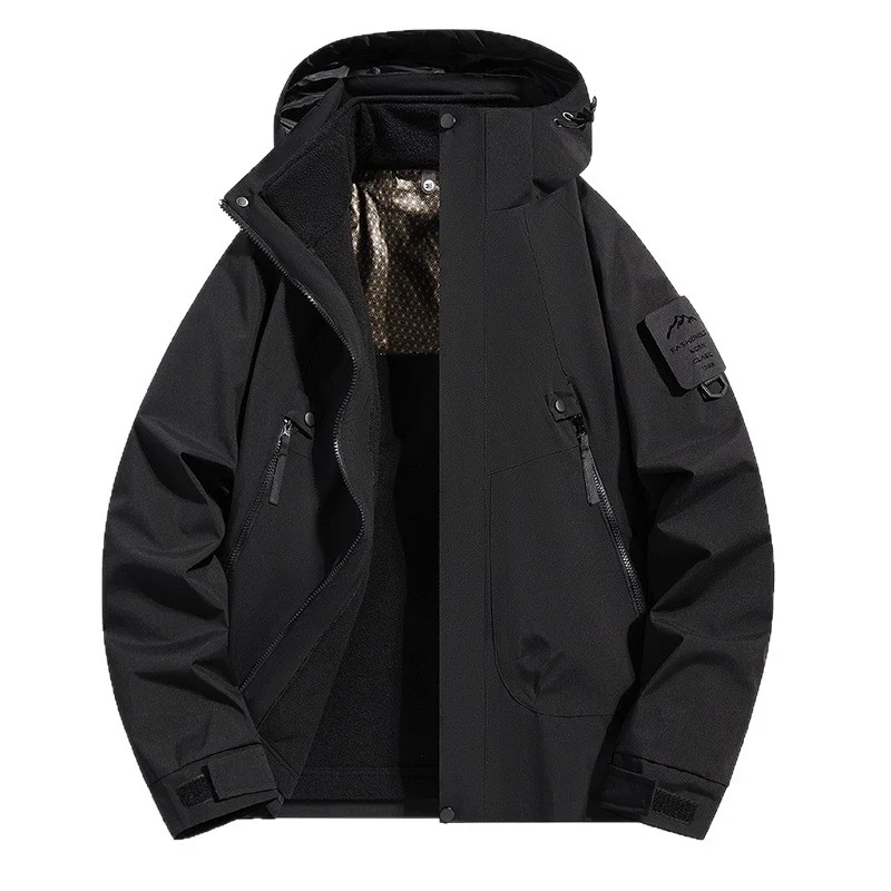 Damen Wasserabweisende Softshell-Funktionsjacke mit verstellbarer Kapuze, winddichter Membran und schrägen Reißverschlusstaschen Nord Taschen
