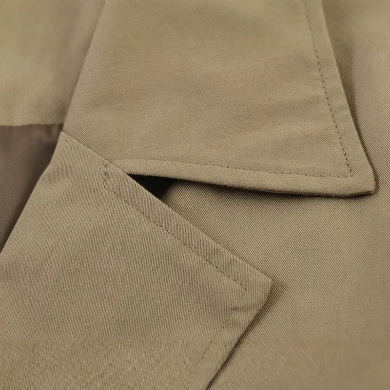 Damen Kurz geschnittener Cape‑Trench mit kastiger Silhouette und halblangen Ärmelriegeln Nord Taschen