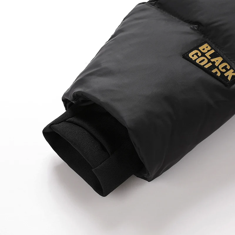 Herren Wattierte Kapuzenjacke mit Thermoisolierung und wasserabweisendem Außenmaterial Nord Taschen