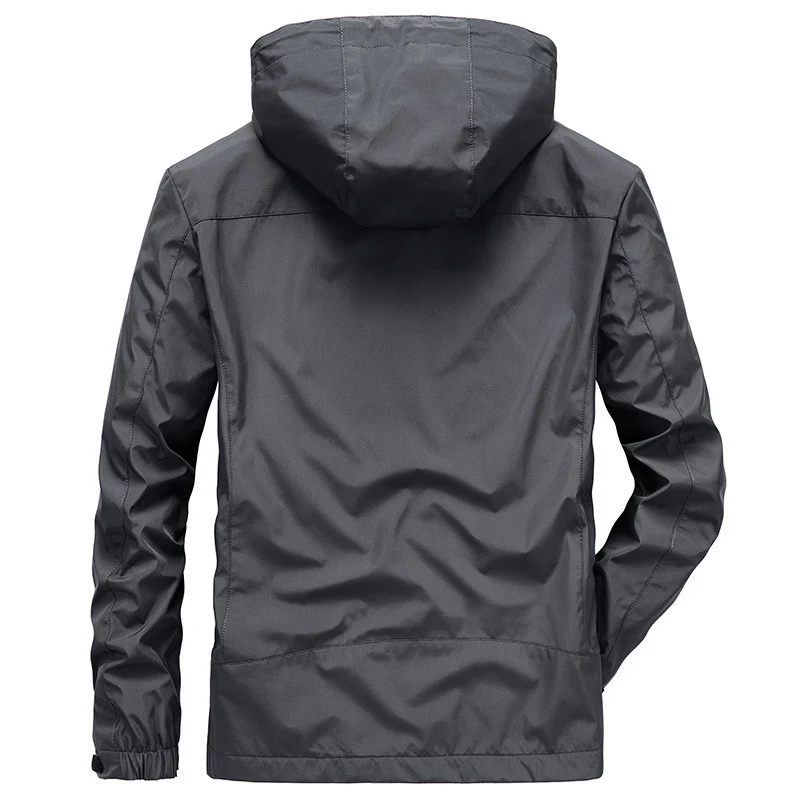 Herren Wasserfeste Softshelljacke mit Kapuze und Fleecefutter, winddicht und atmungsaktiv Nord Taschen