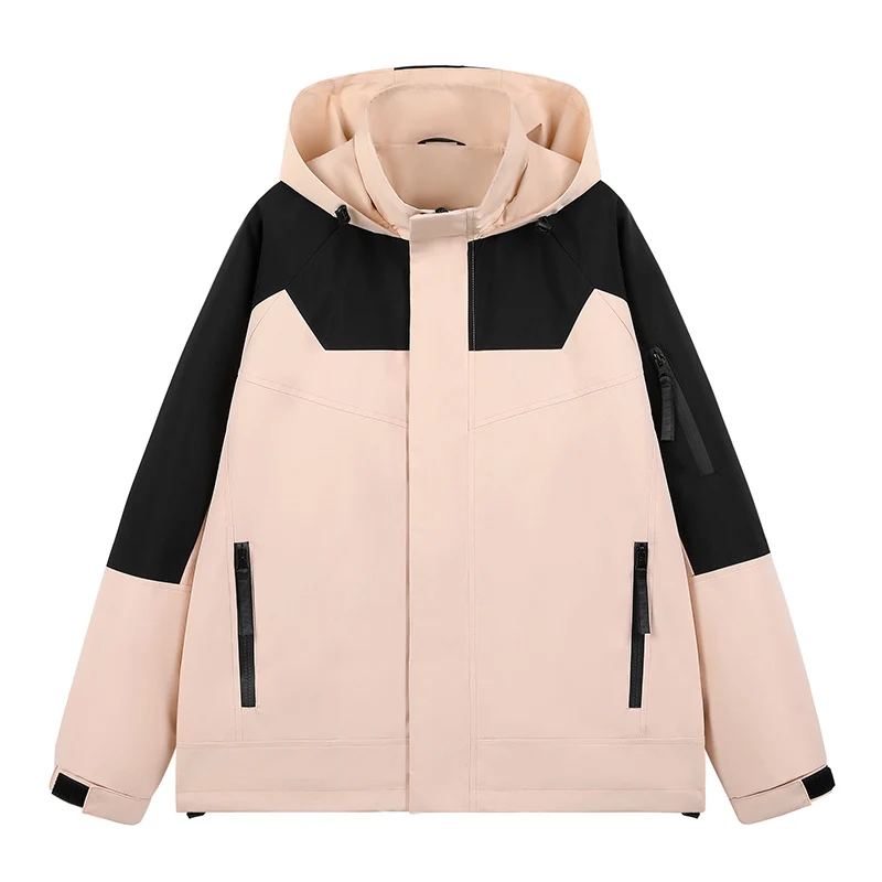 Herren Wasserabweisende technische Urban-Hoodiejacke mit ergonomischer Kapuze, verdecktem Reißverschluss und nahtverdeckten Utility‑Taschen Nord Taschen