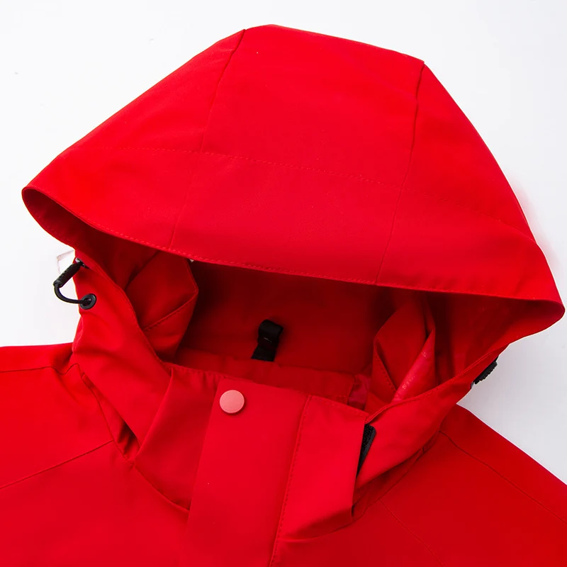 Herren Wasserabweisende Softshell-Outdoorjacke mit Kapuze, mehrere Reißverschlusstaschen und kontrastierenden Paneelen Nord Taschen